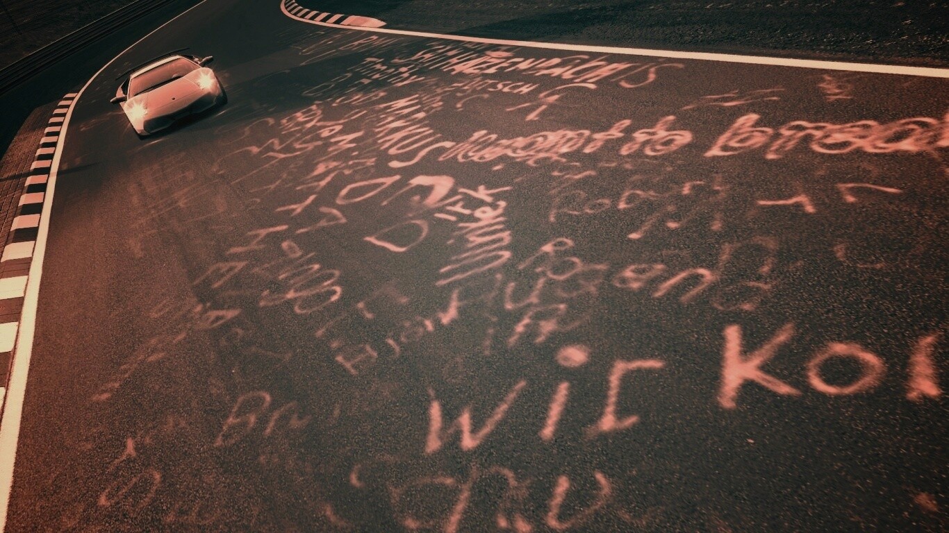 Lamborghini на треке в Grand Turismo 5 обои