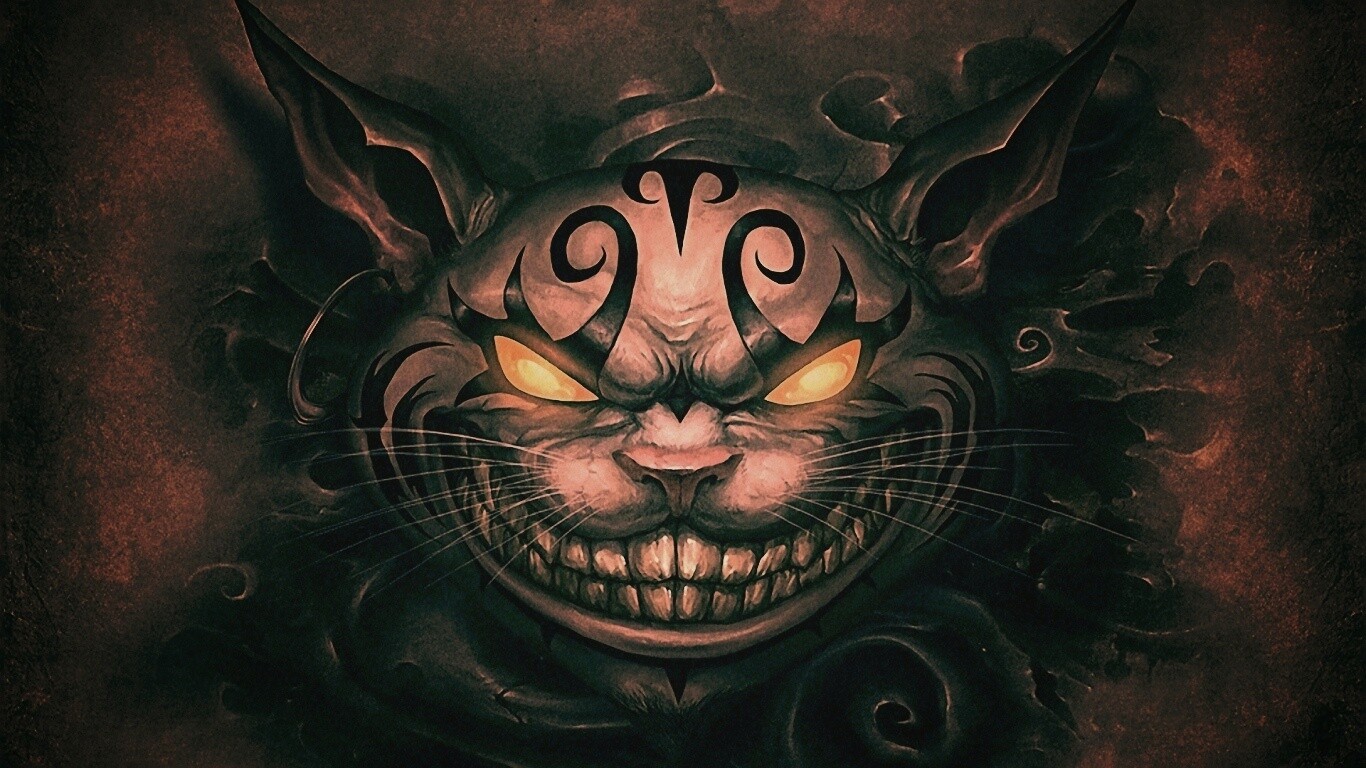 Чеширский кот American MacGee обои