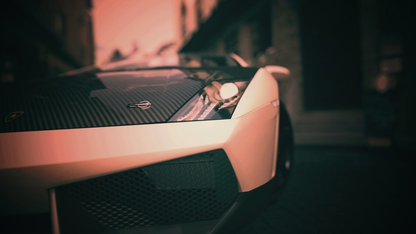 Lamborghini с карбоновым багажником обои