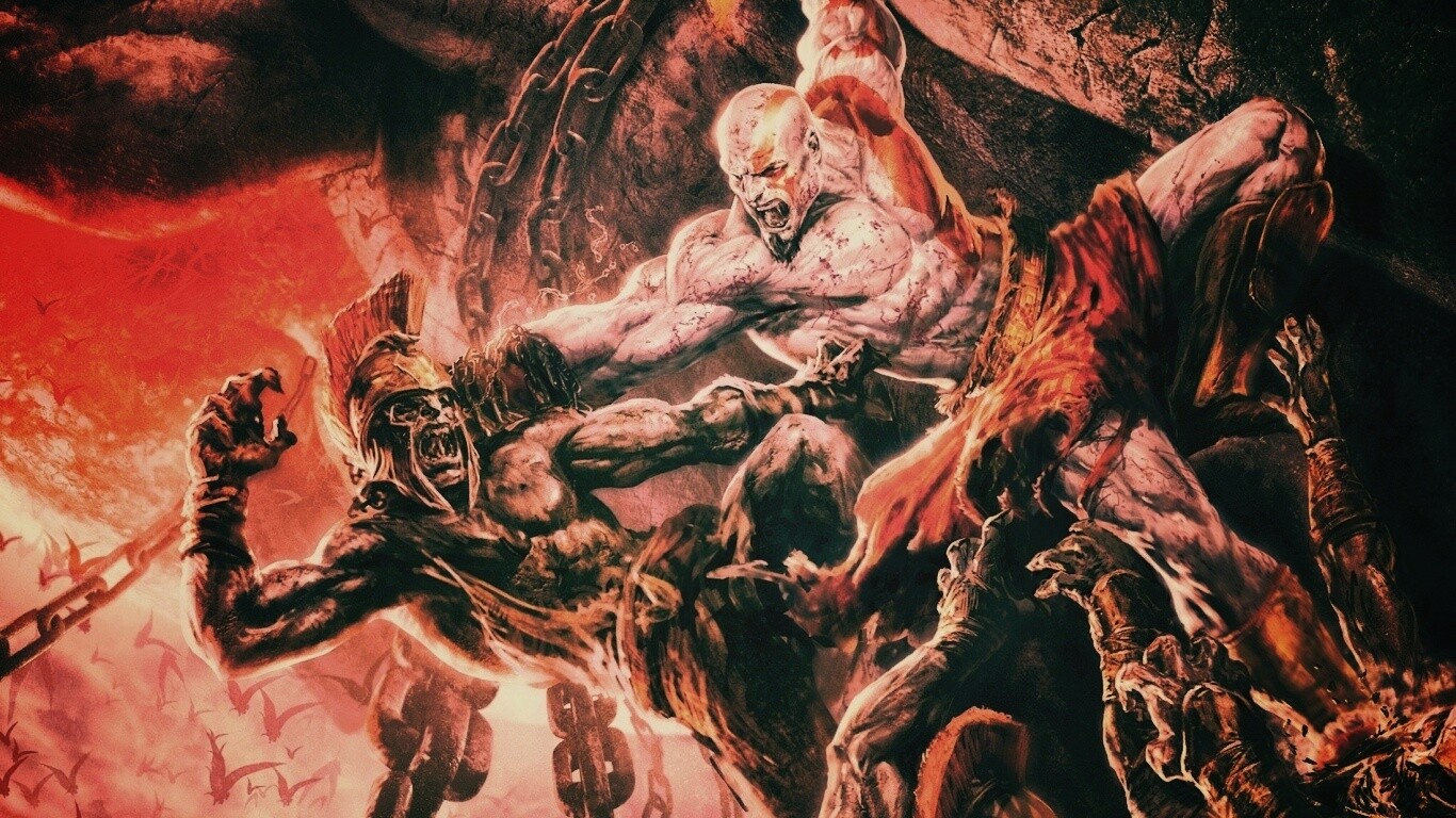 Бог войны обои