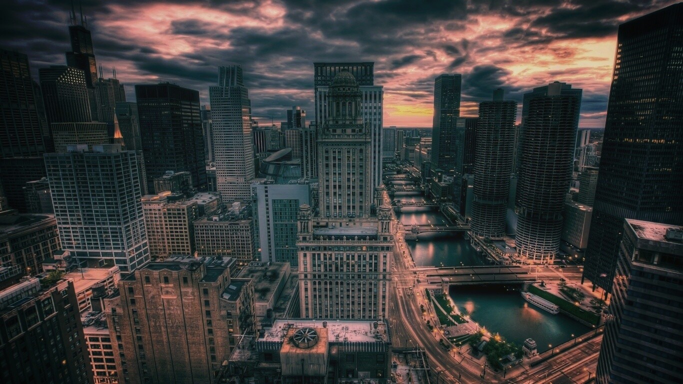 Призрачный город обои