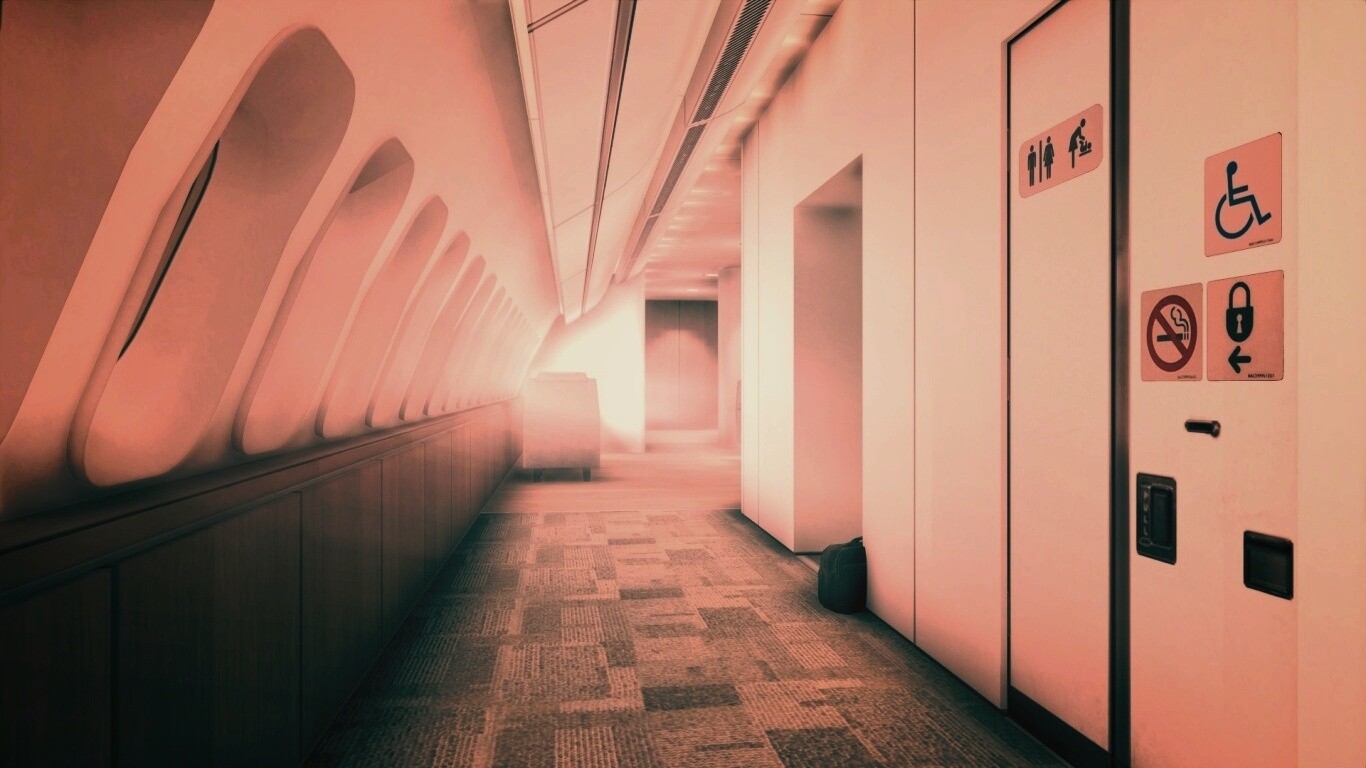 В самолете обои