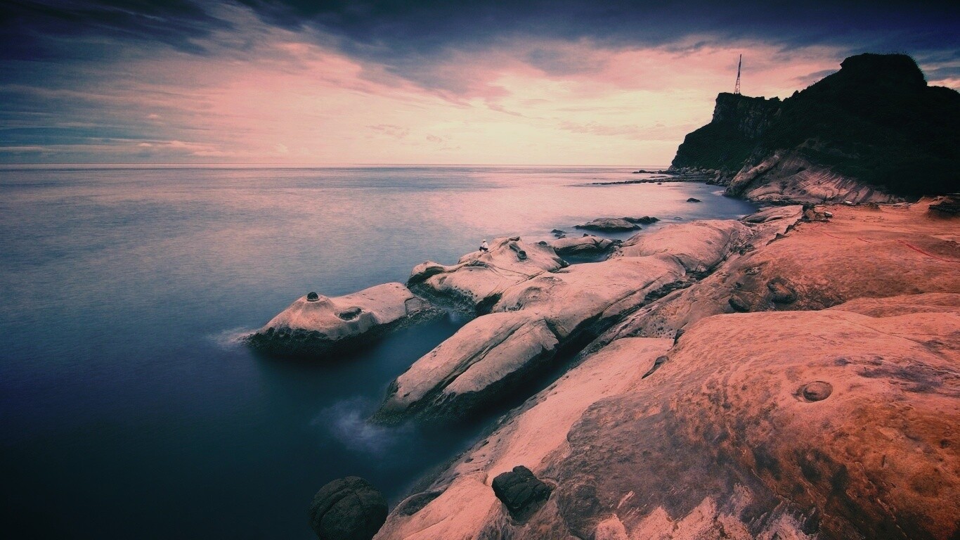 Замерзший мыс где-то там обои