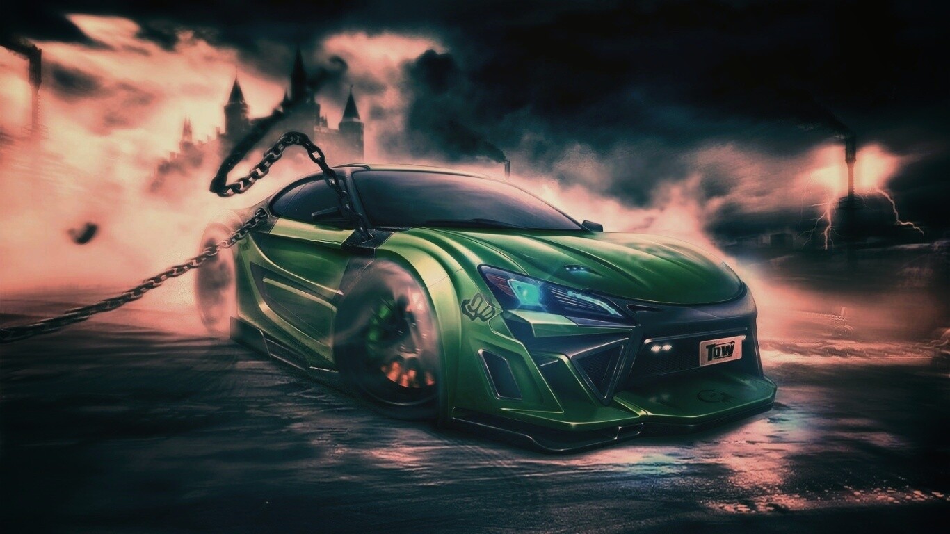 Дикое авто обои