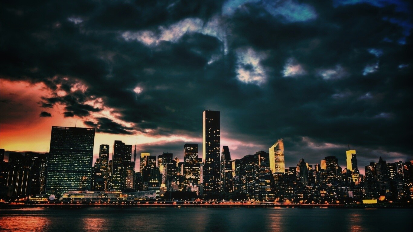 Красивый город обои