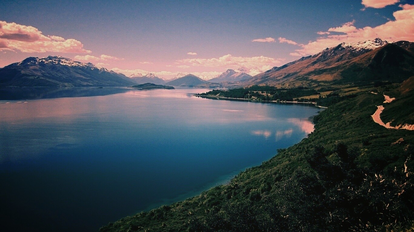 Горное озеро обои