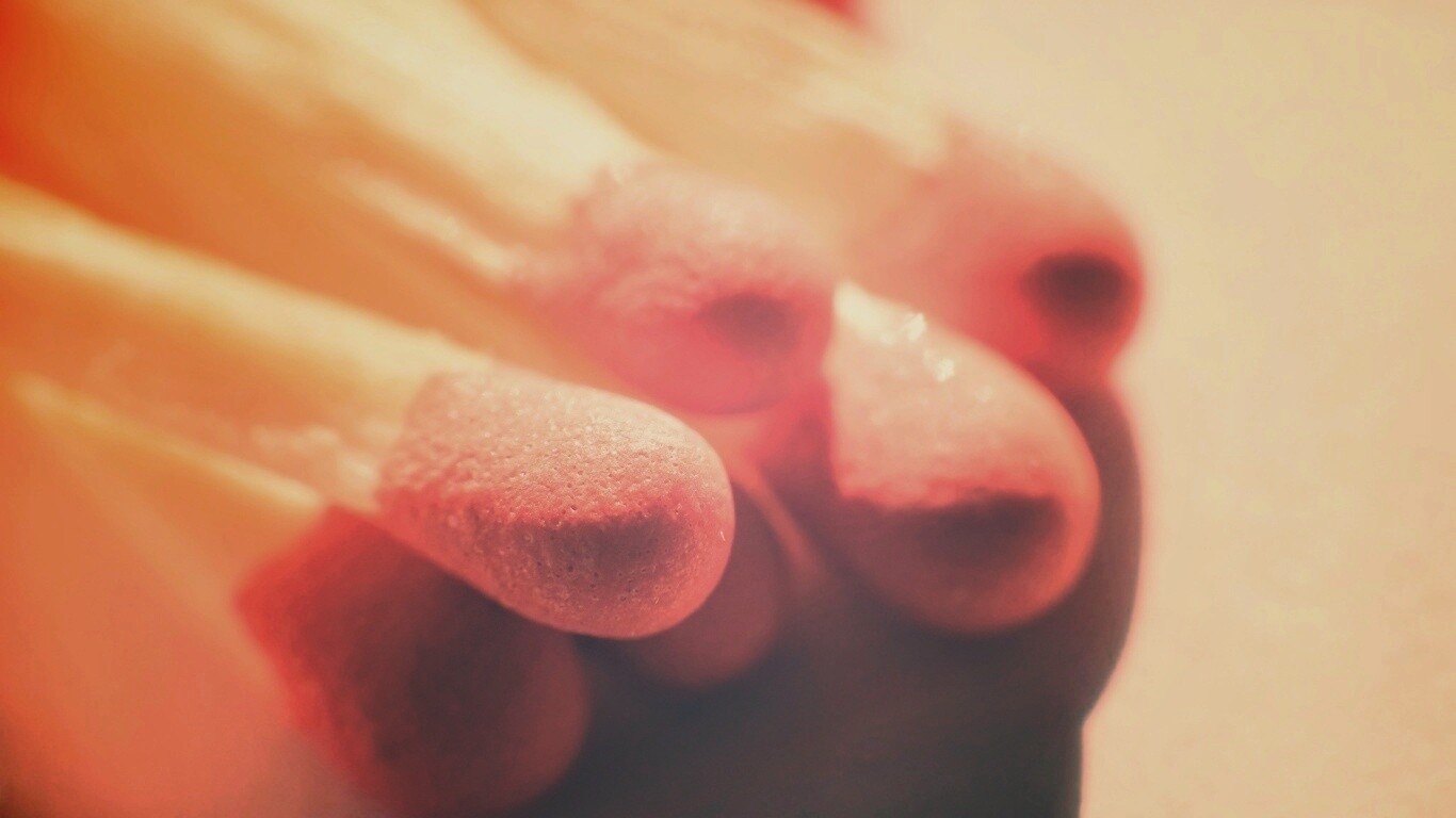 Спички в макро съемке обои