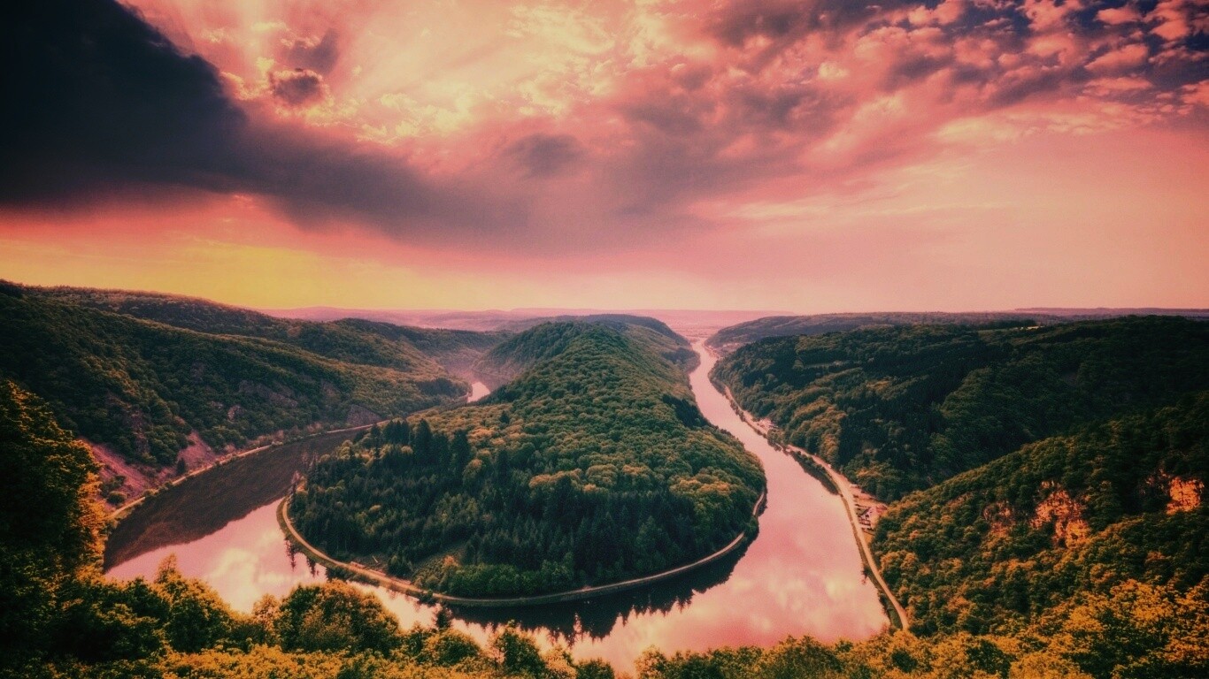 Извилистый каньон обои