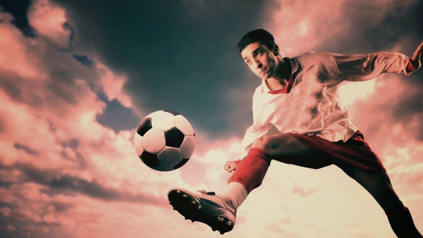 Футболист обои