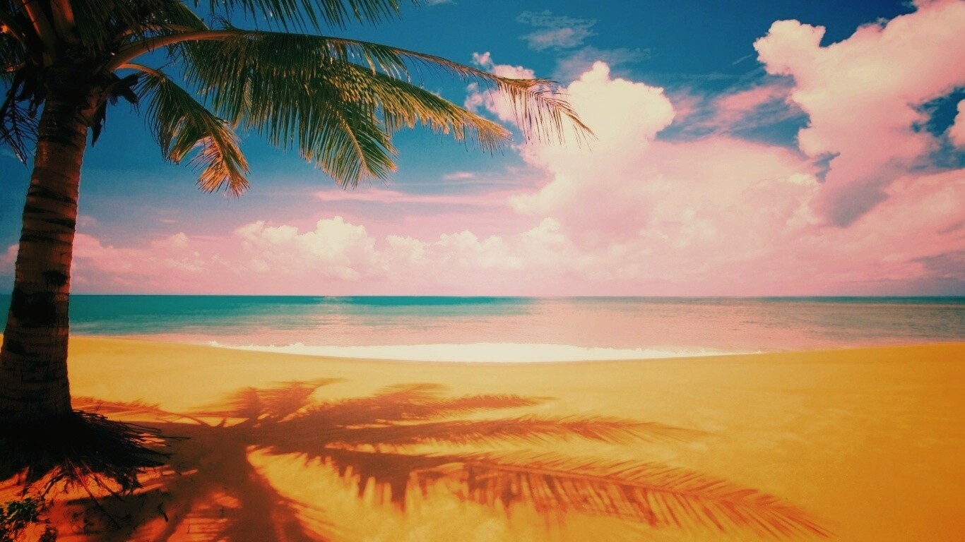 Пляжный рай обои