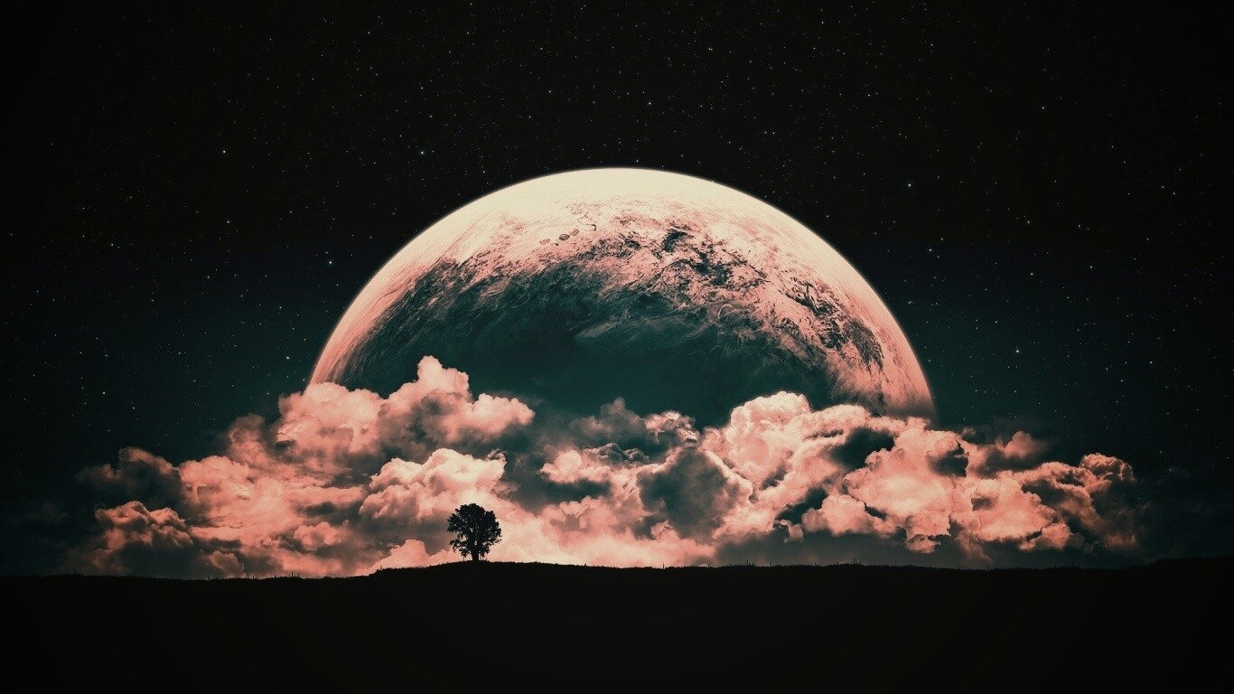 Наедине с вселенной обои