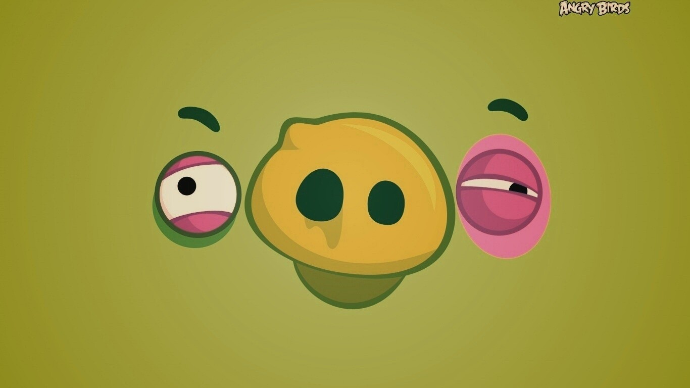 Свинья из Angry Birds обои