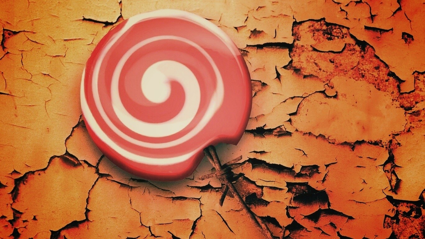 Леденец на палочке обои