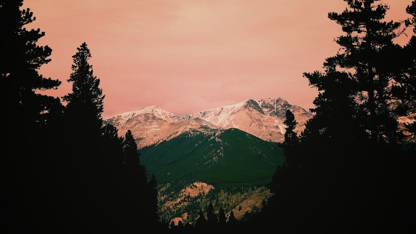 Вид на горы обои