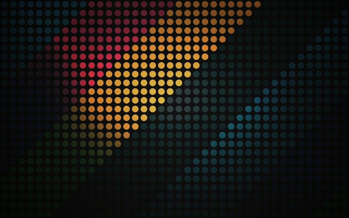 Полосы из цветных кругов обои