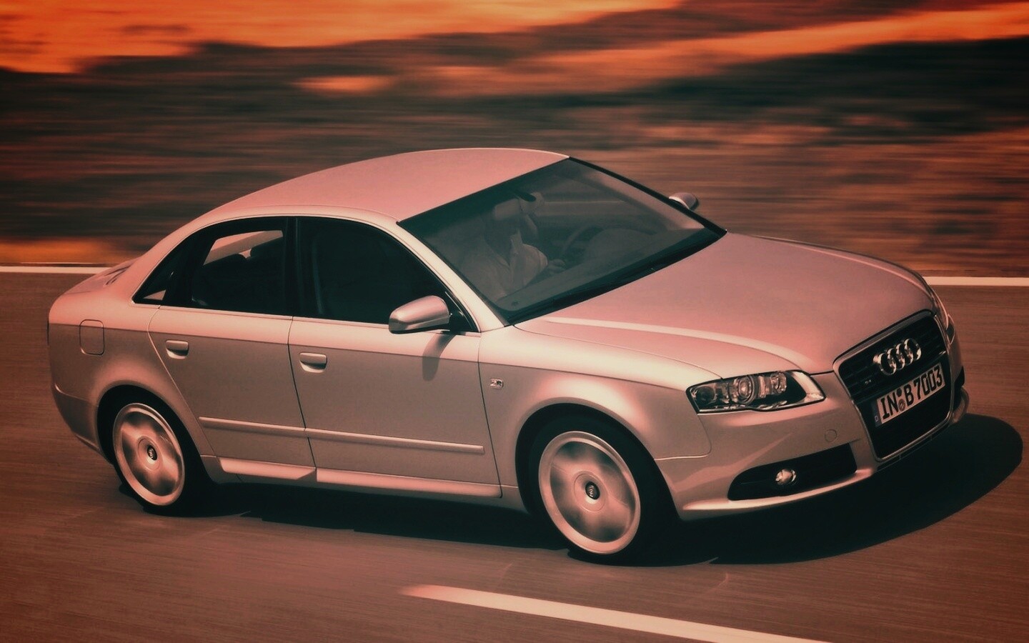 Седан Ауди обои