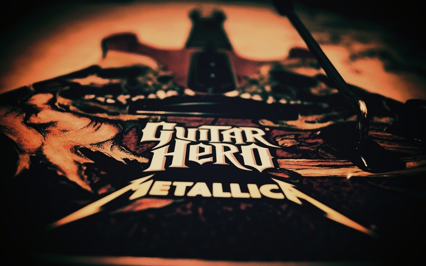 Контролер для Guitar Hero с Металликой обои