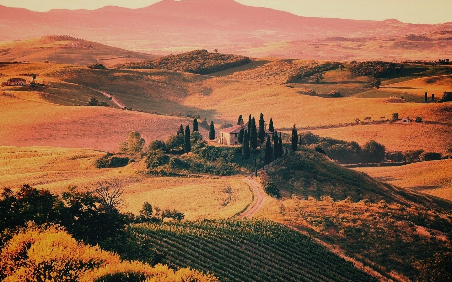 Поместье в Италии обои