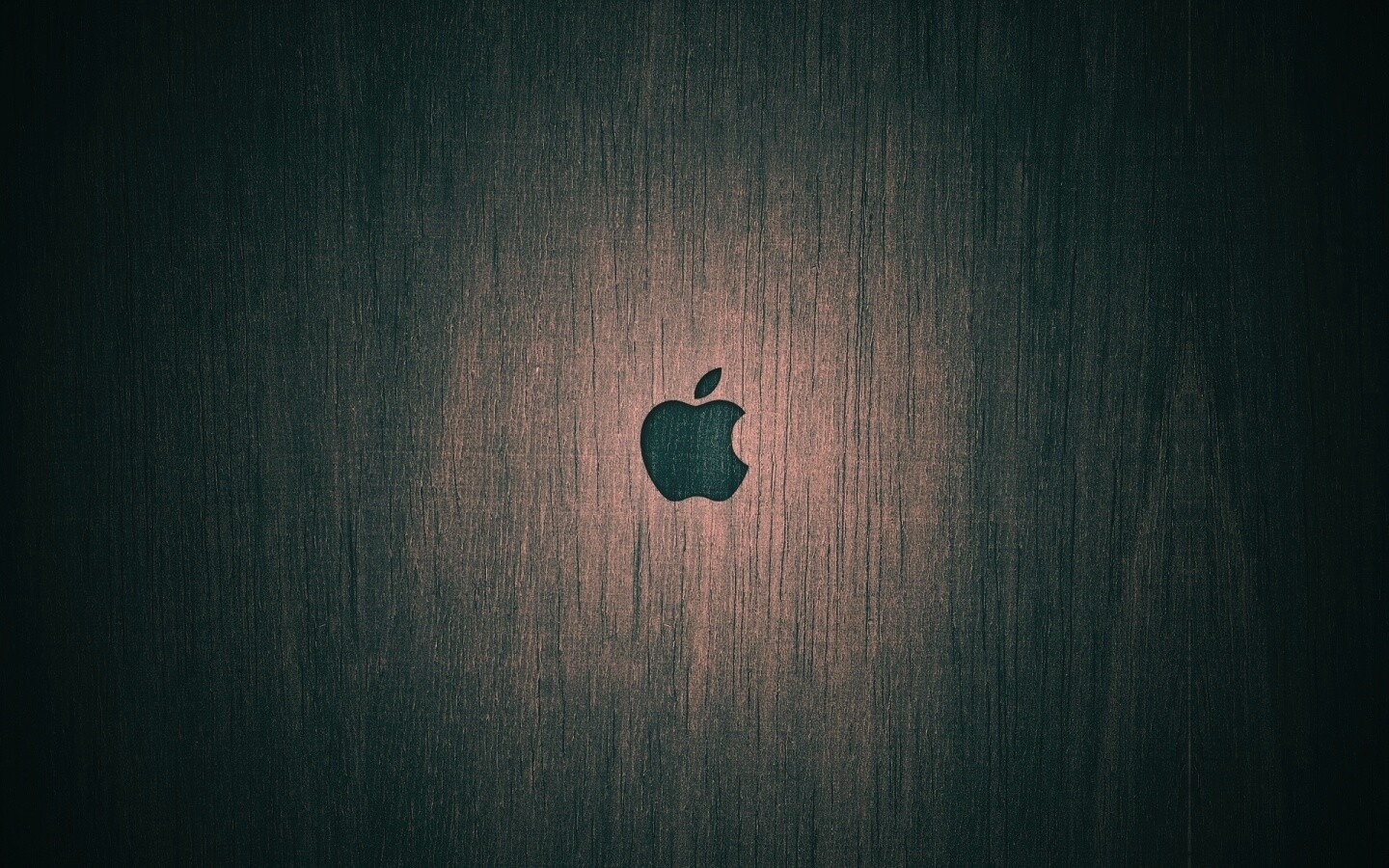 Логотип Apple на доске обои