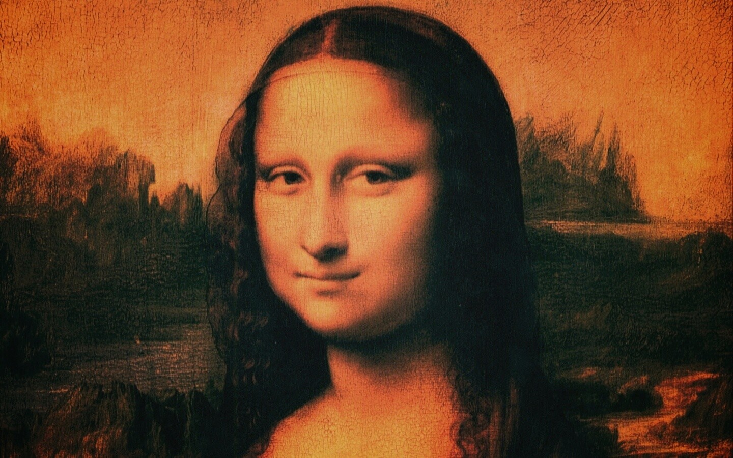 Картина Мона Лиза обои
