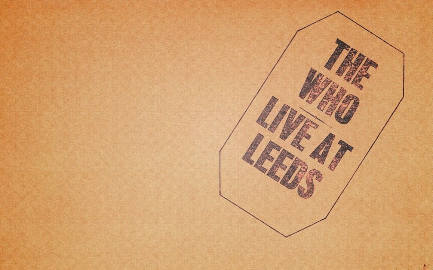 The who live at leeds обои