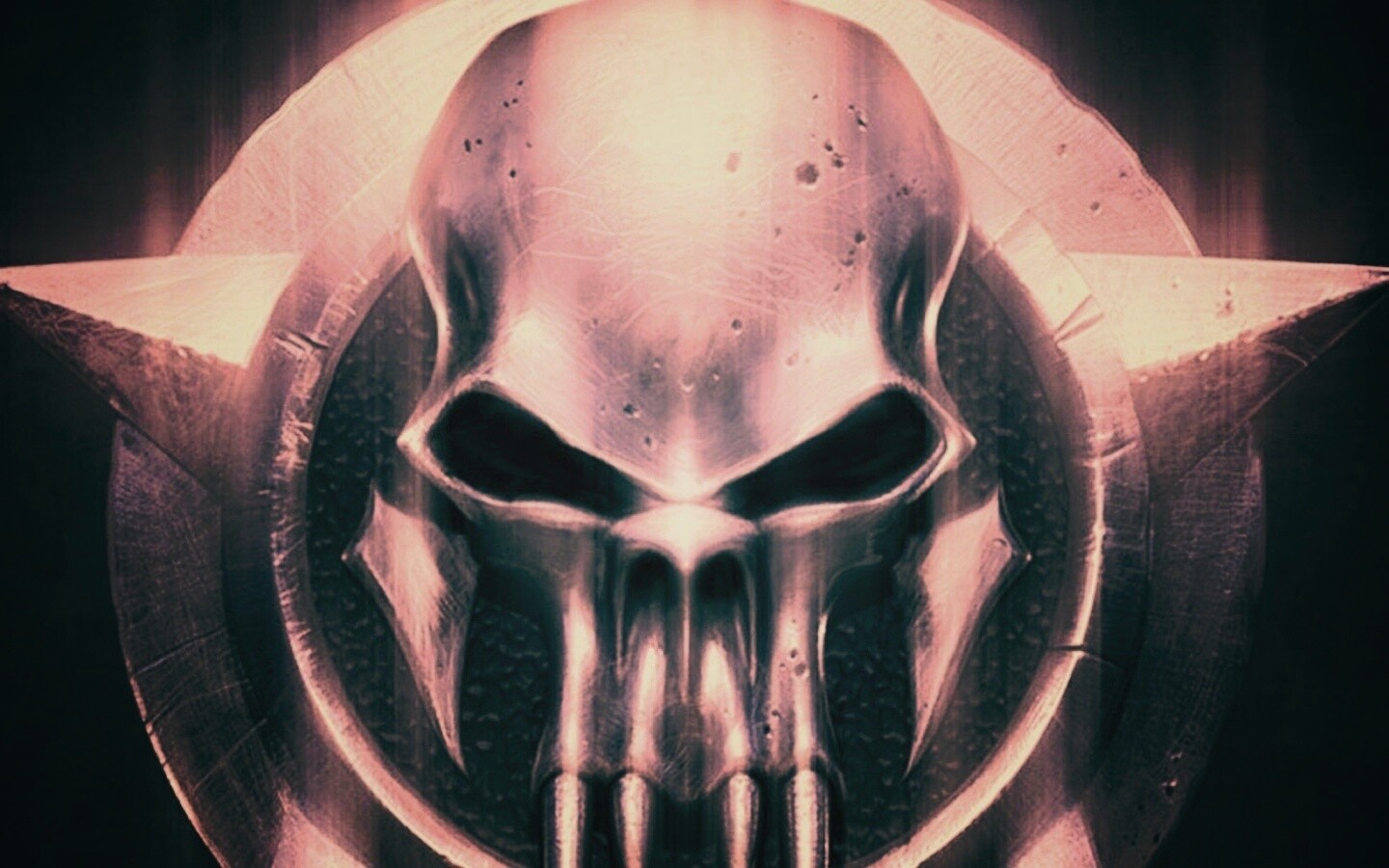 Клыкастый череп обои