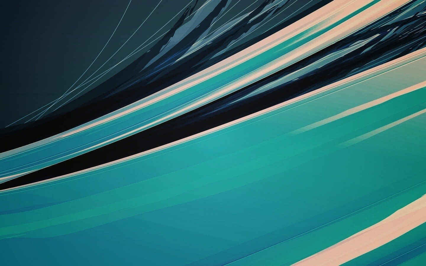 Синие и голубые линии обои