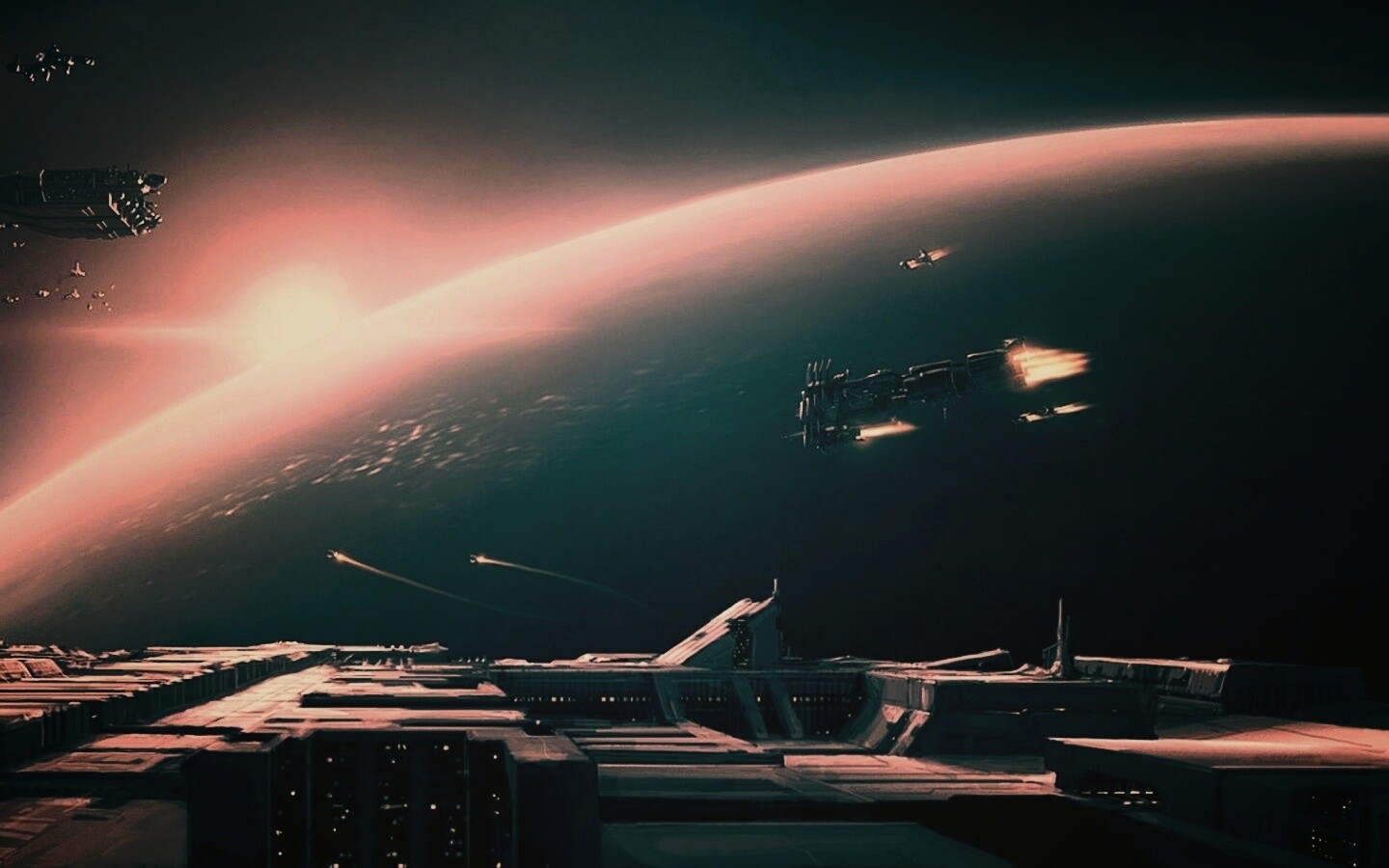 Космическая баталия обои