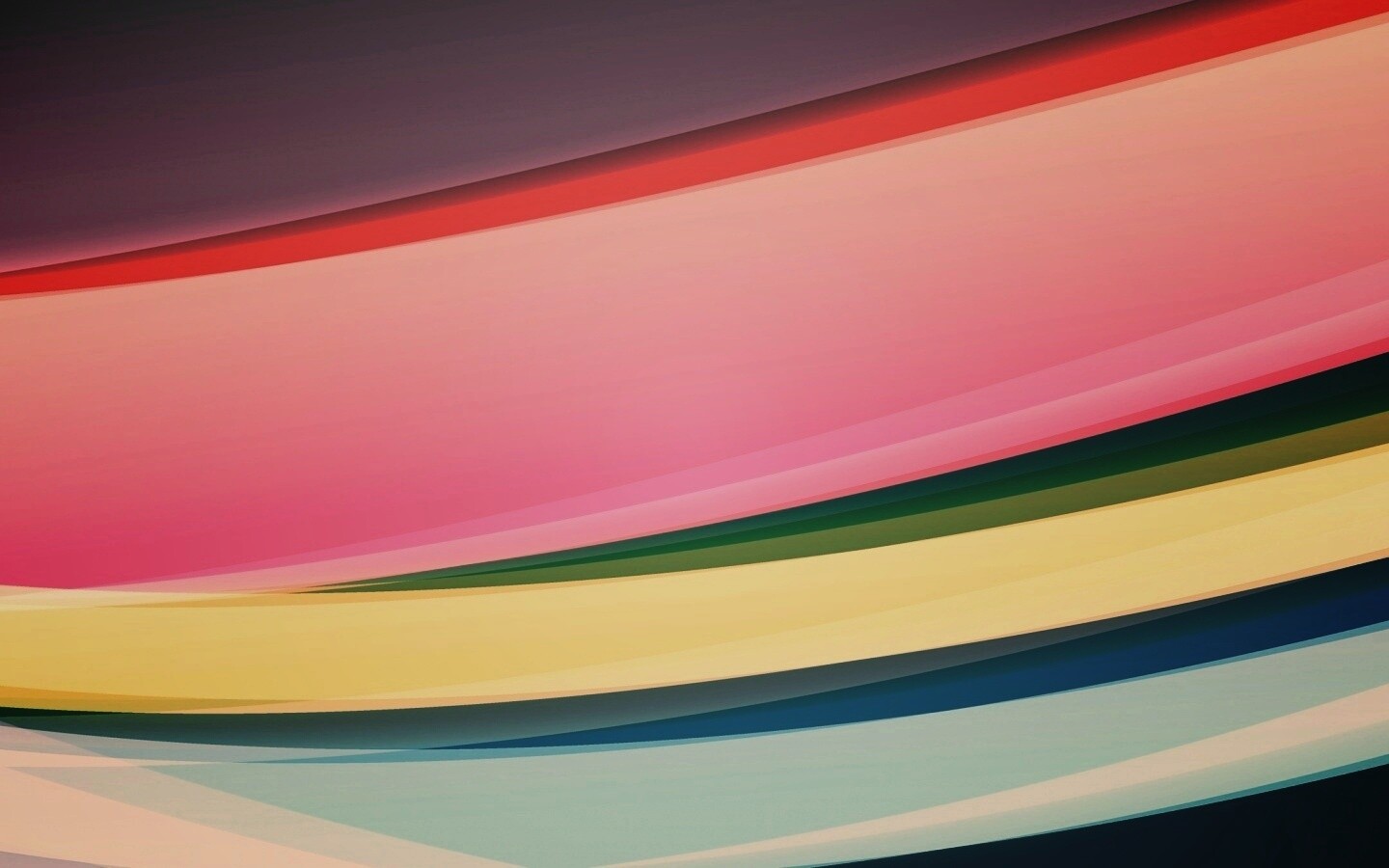 Разноцветные объемные полосы обои