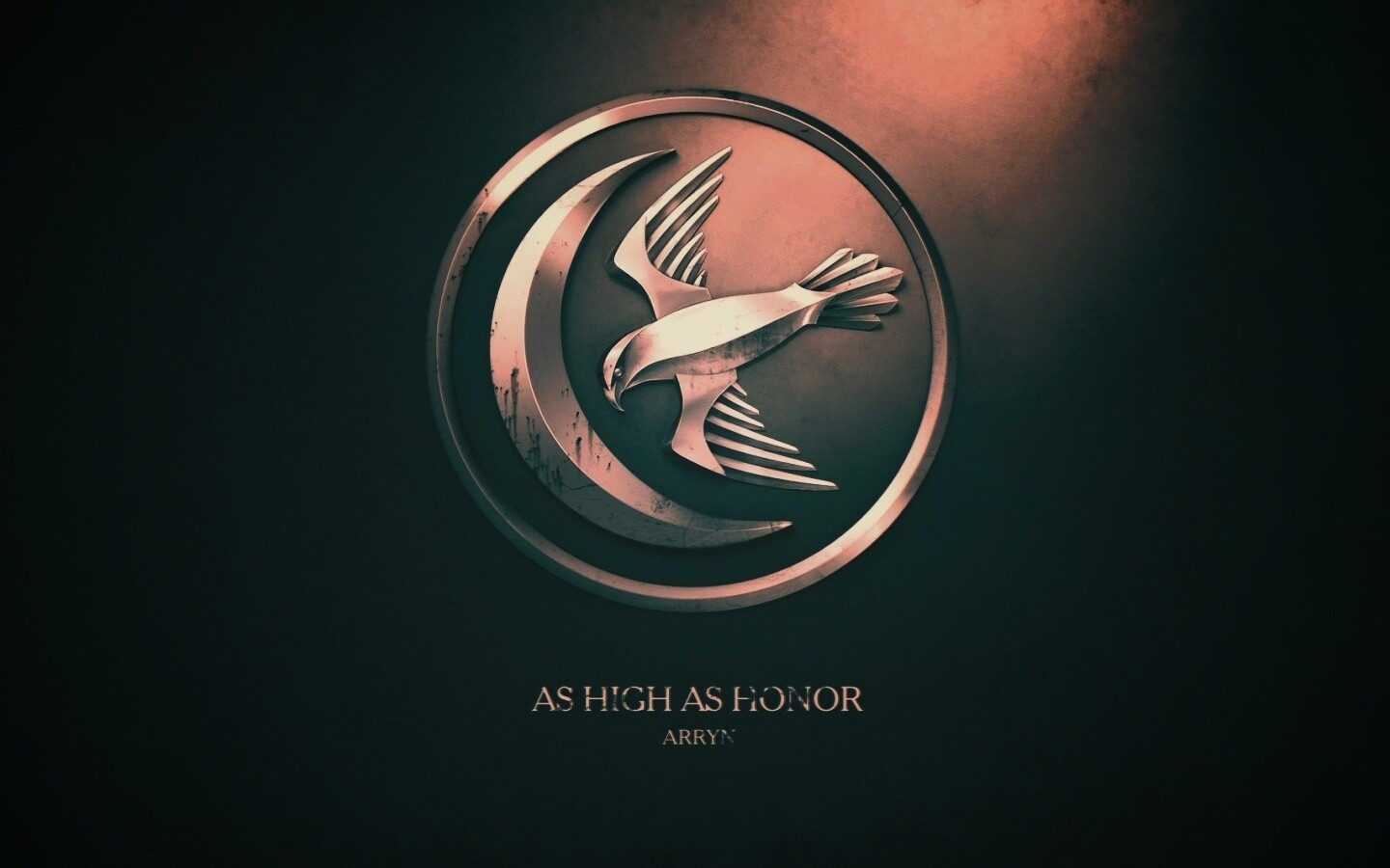 Металлический герб дома Аррен обои