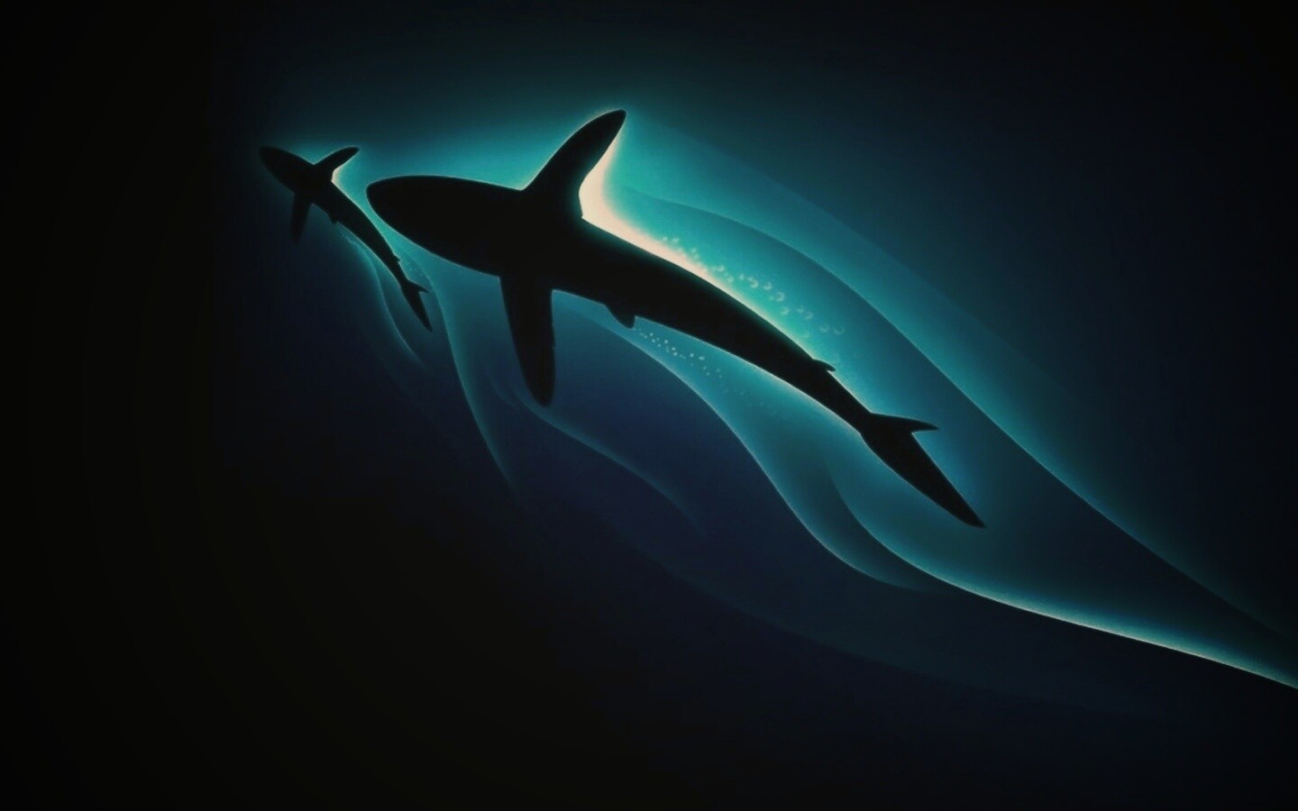 Рыбы в глубине обои