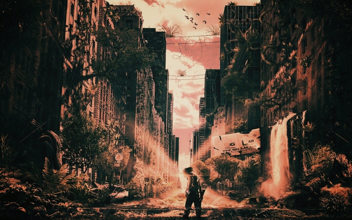 Постапокалиптический мир обои