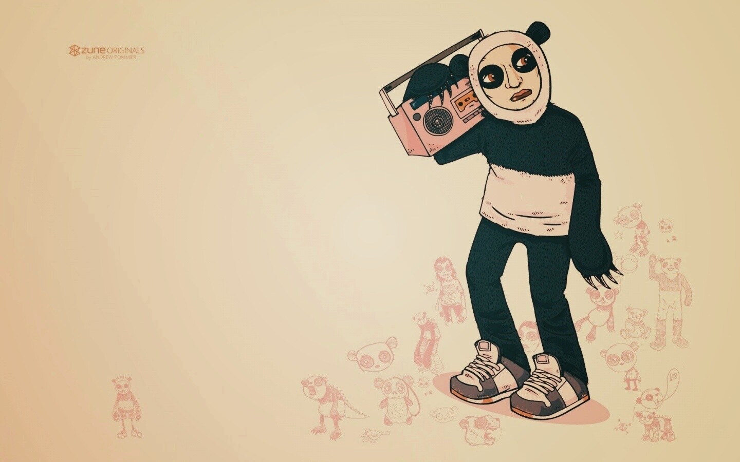 Панда - ньюэйдж обои