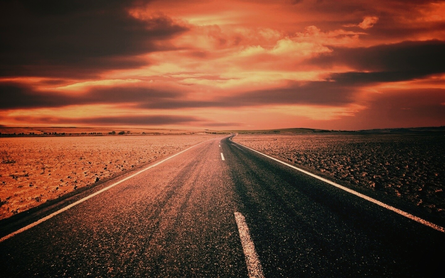 Дорого к горизонту обои