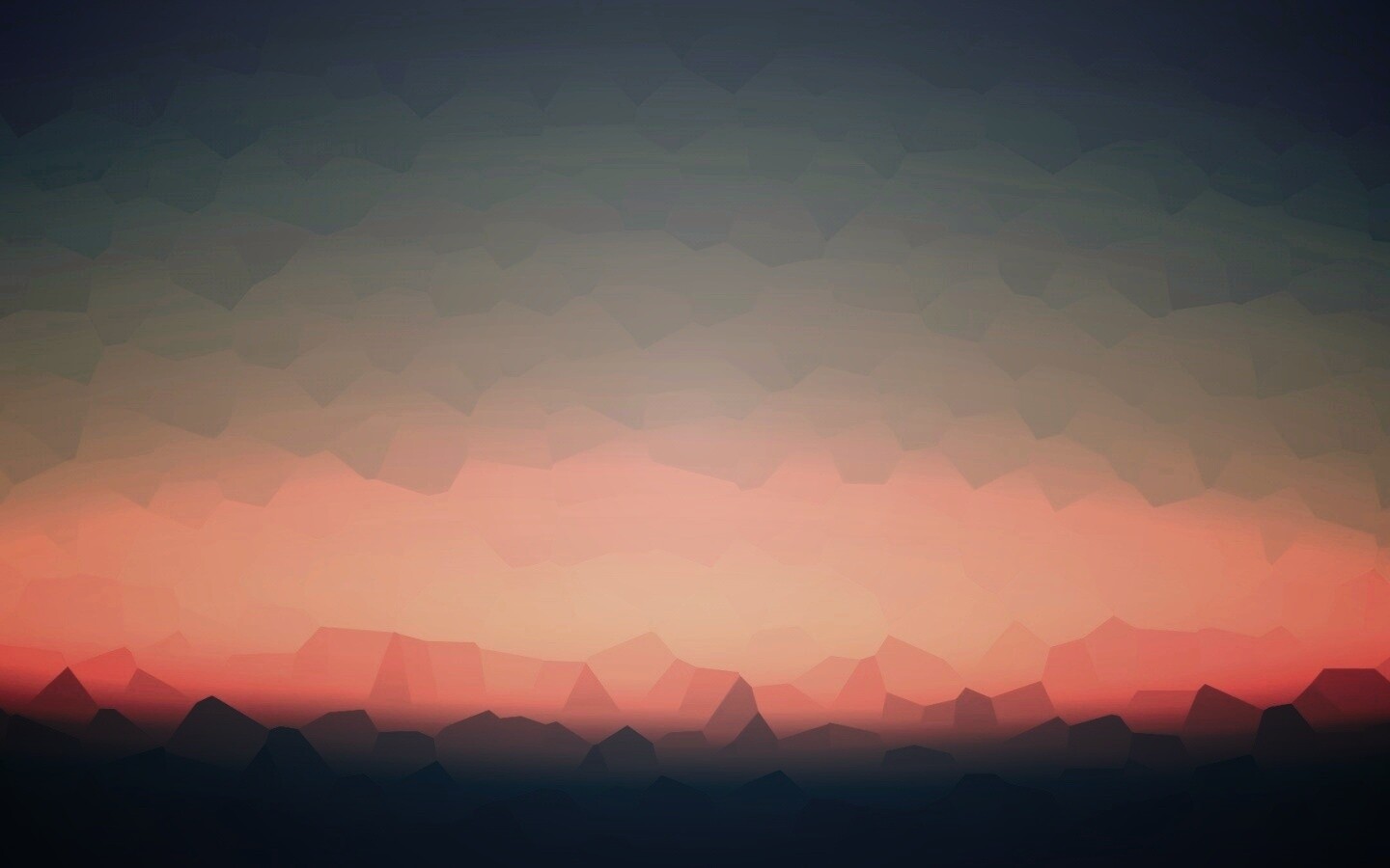 Минималистичный пейзаж обои