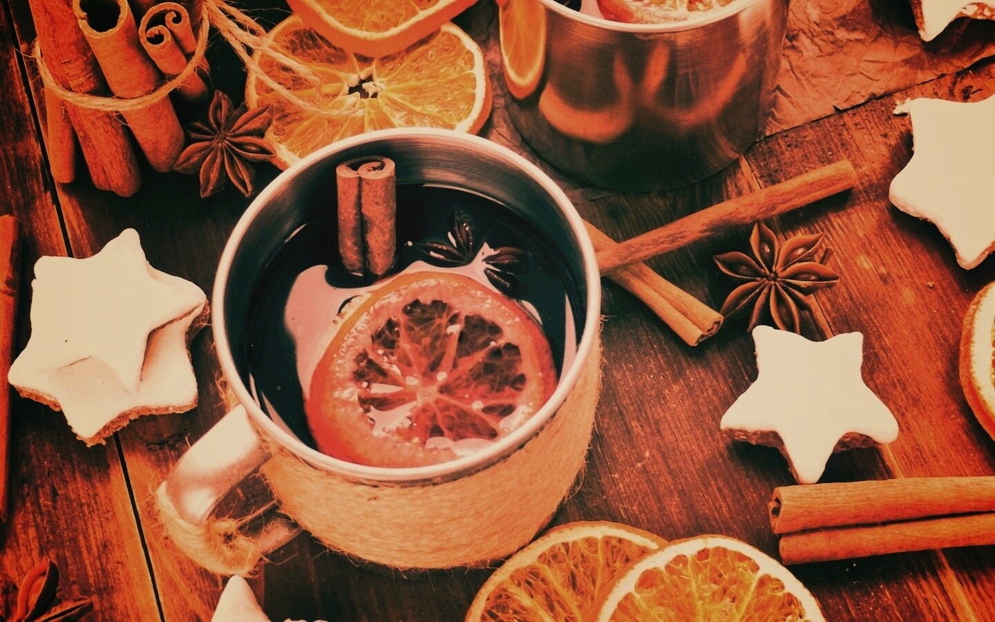 Уютный глинтвейн обои