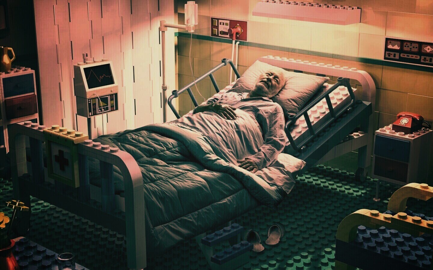 Лего больница обои