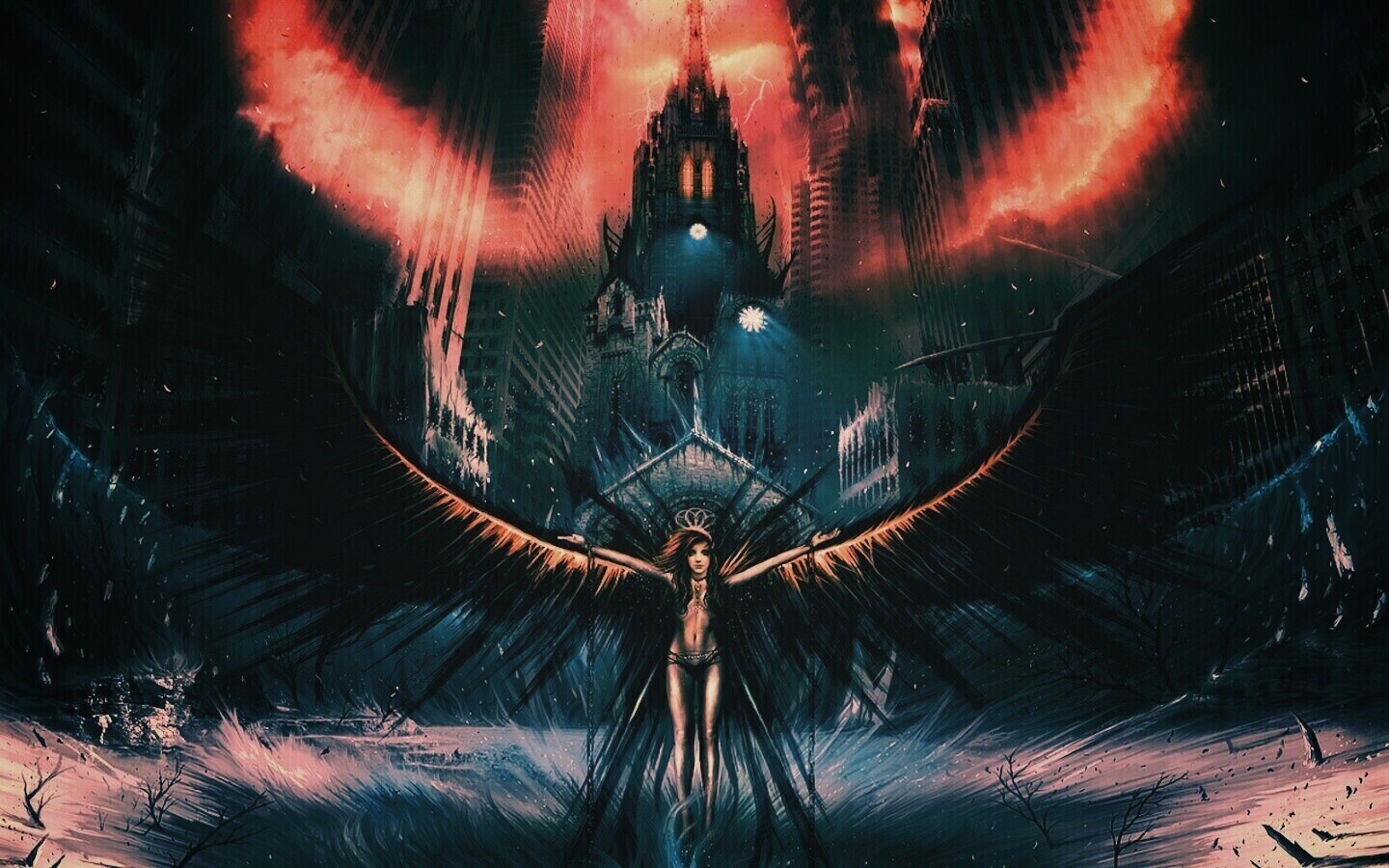 Тёмный ангел обои