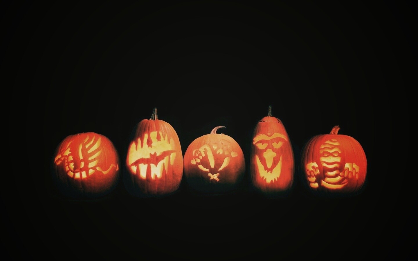 Тыквы на Хэллоуин обои