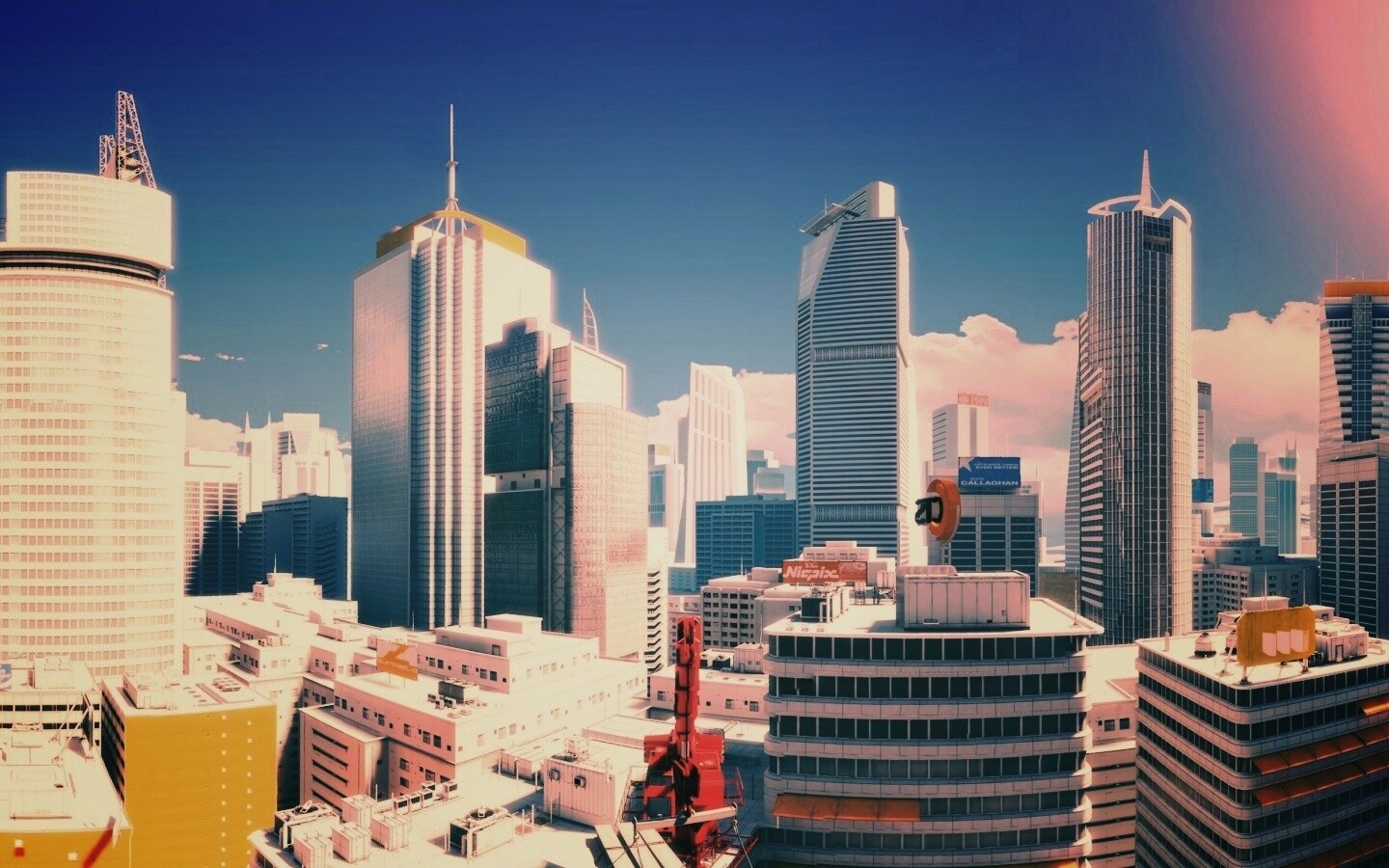 Город Mirrors Edge обои