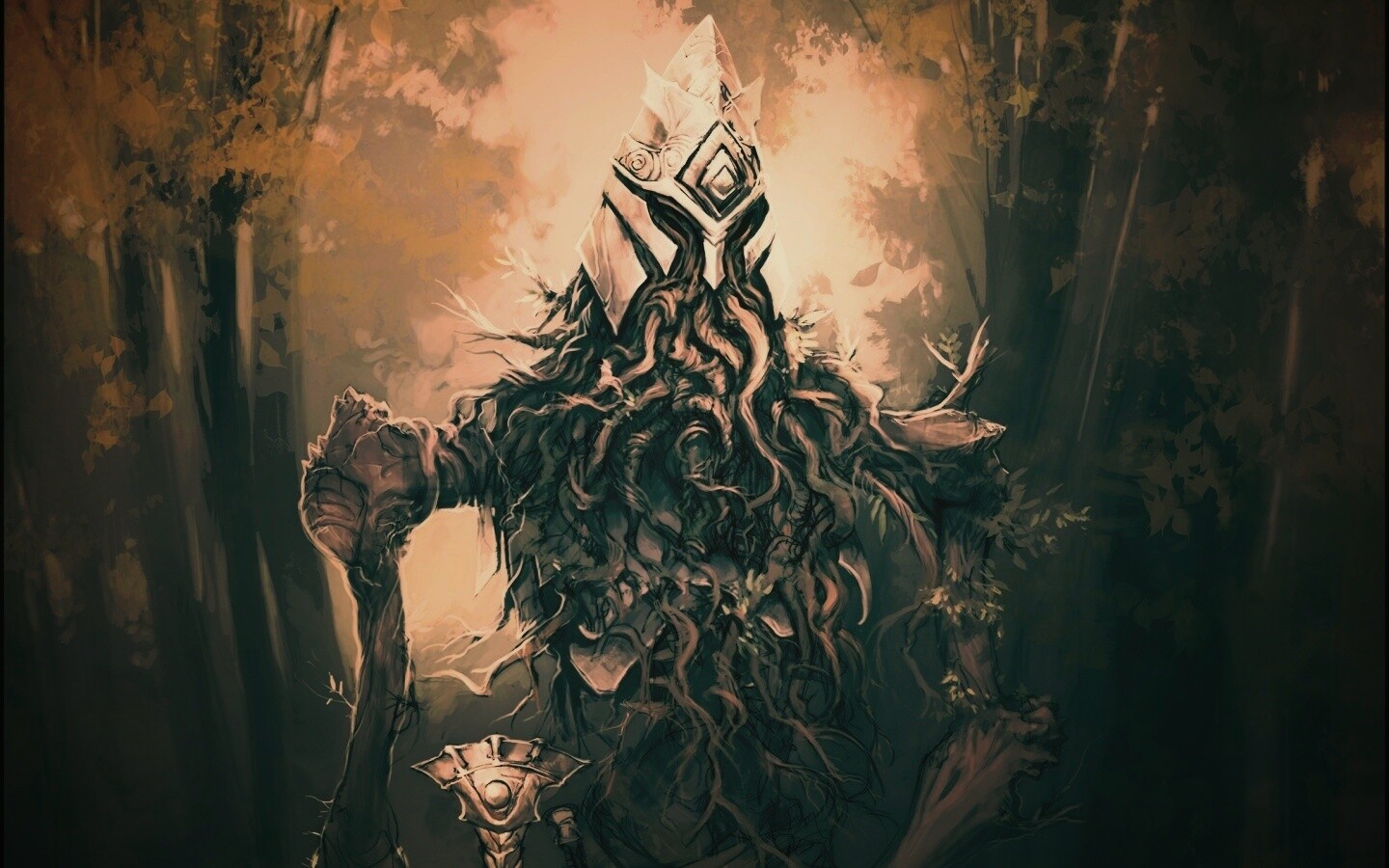 Зеленый король обои