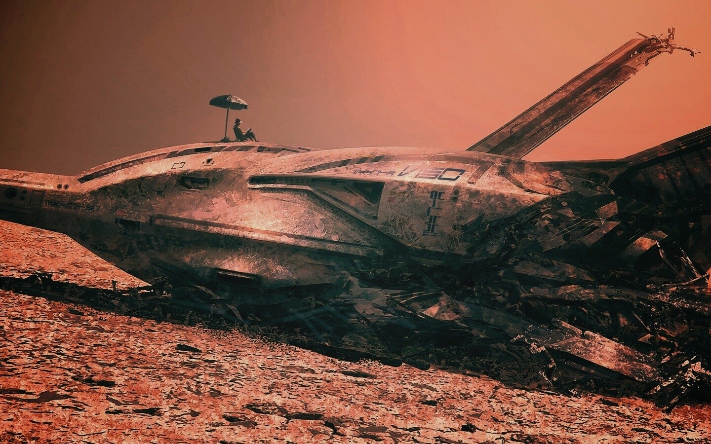 Останки корабля обои