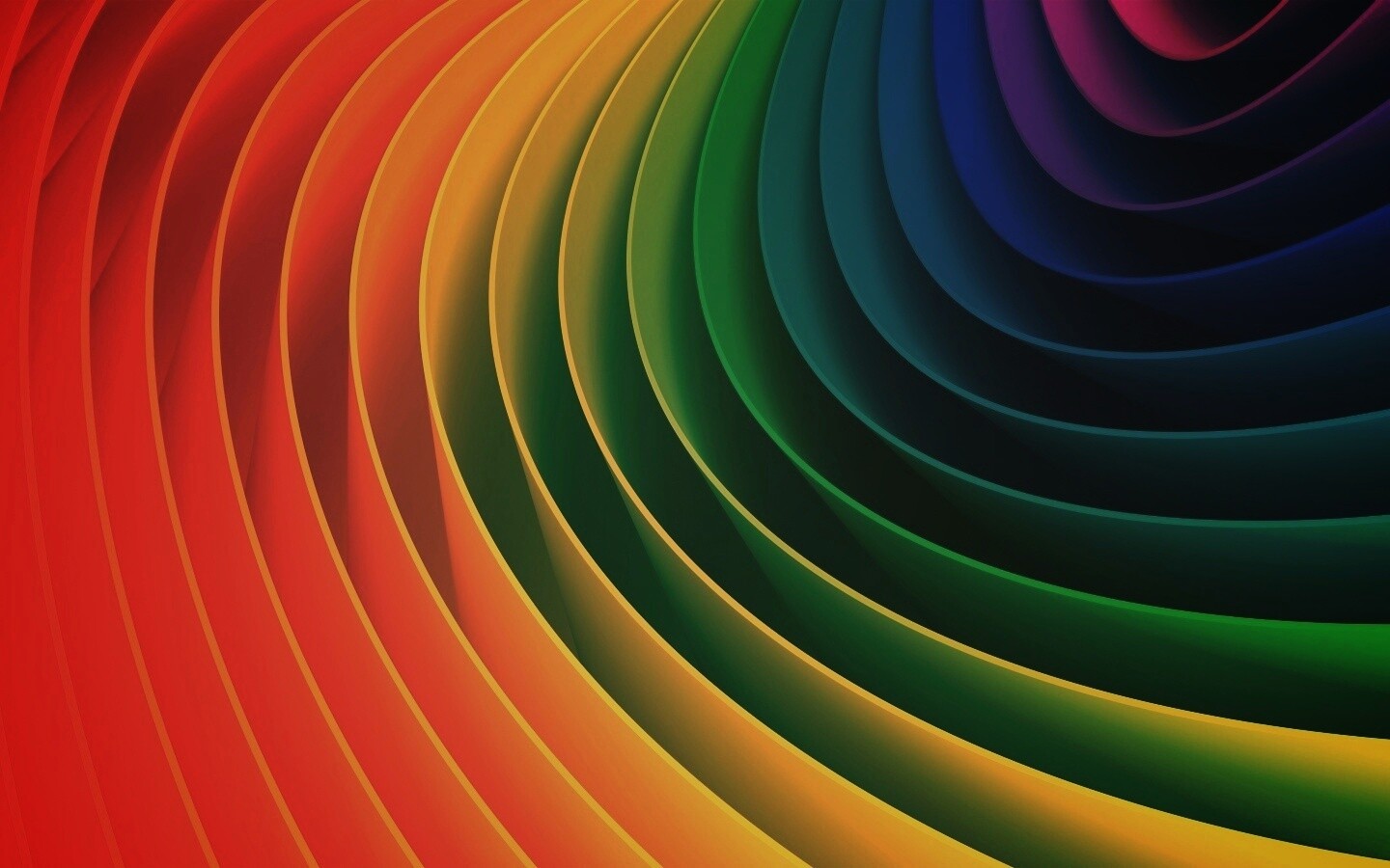 Радуга может быть такой обои