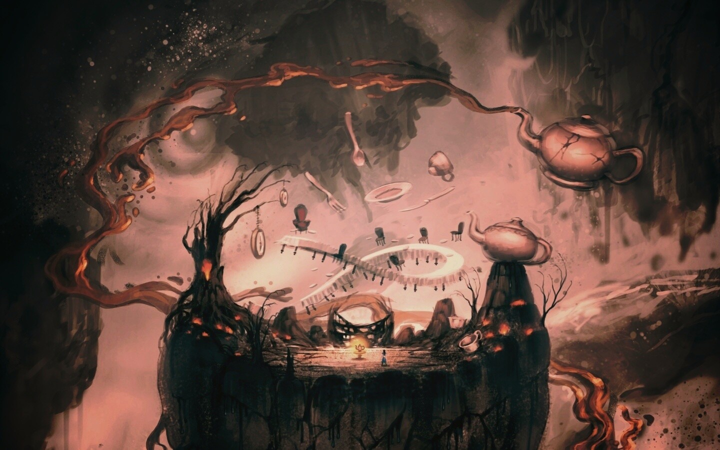 Алиса в стране чудес обои