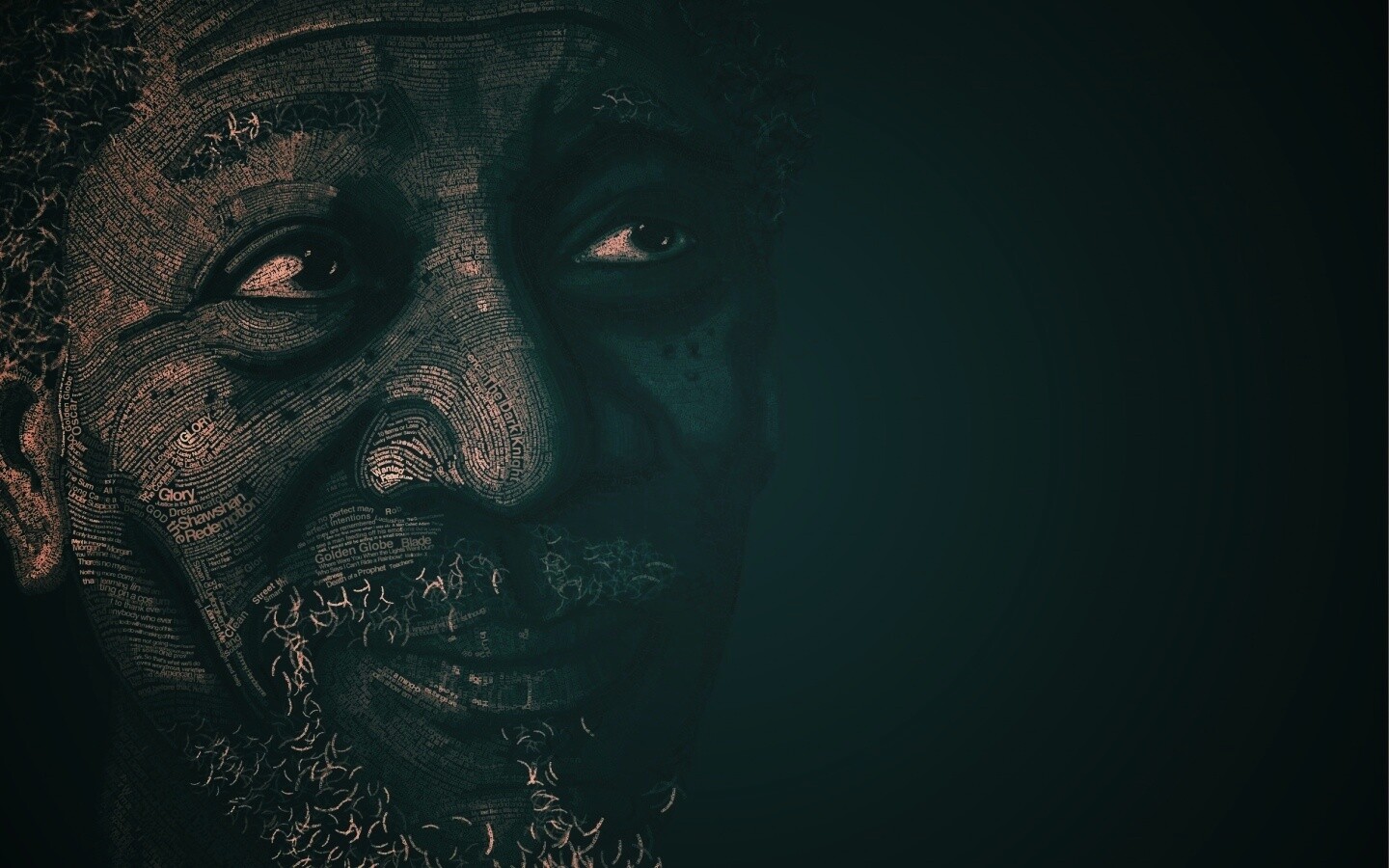 Морган Фриман — текстовый портрет обои