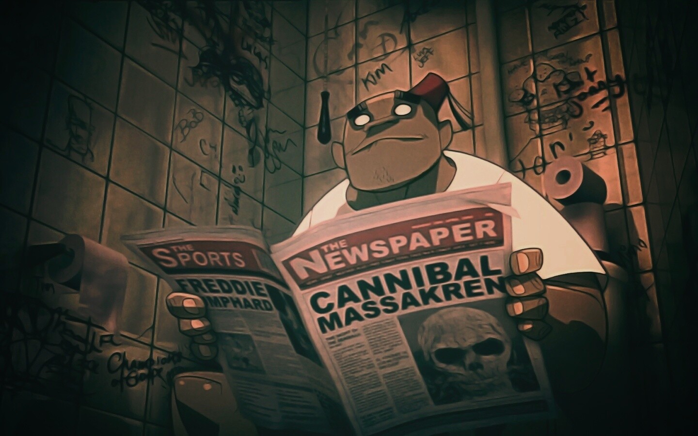 Рассел Хоббс из Gorillaz обои