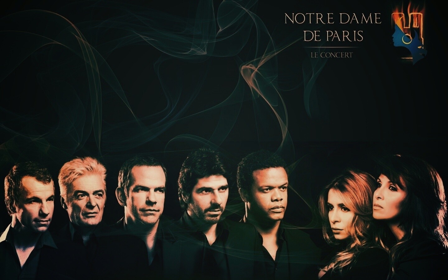 Актрёры мюзикла Нотр Дам де Пари обои