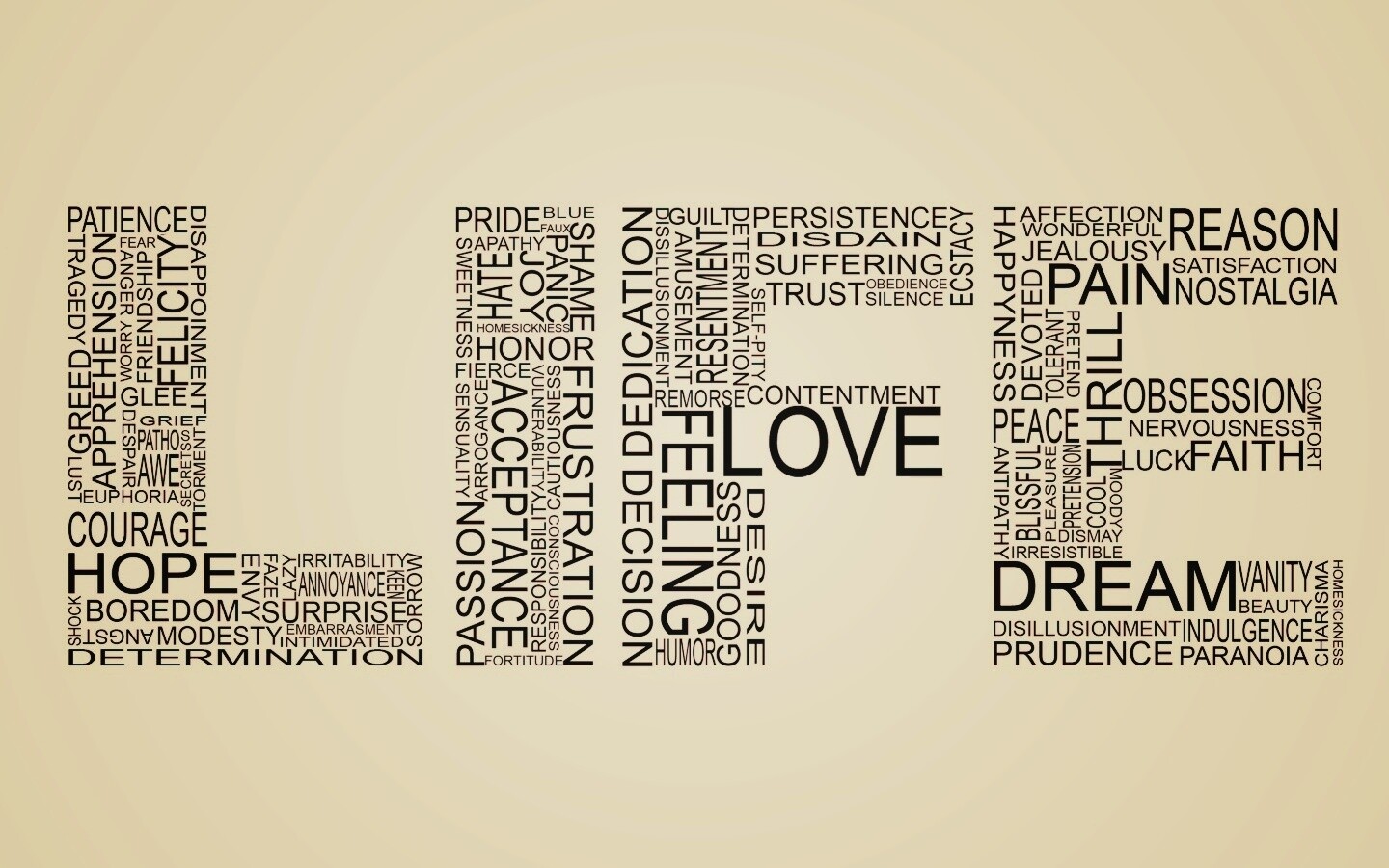 Жизнь в словах обои