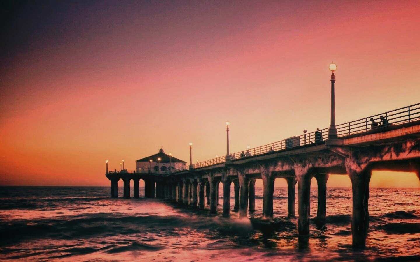 Пирс в Калифорнии обои