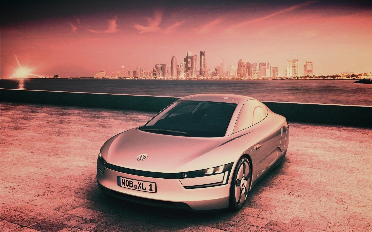 Очень красивый концепткар от фольксваген обои